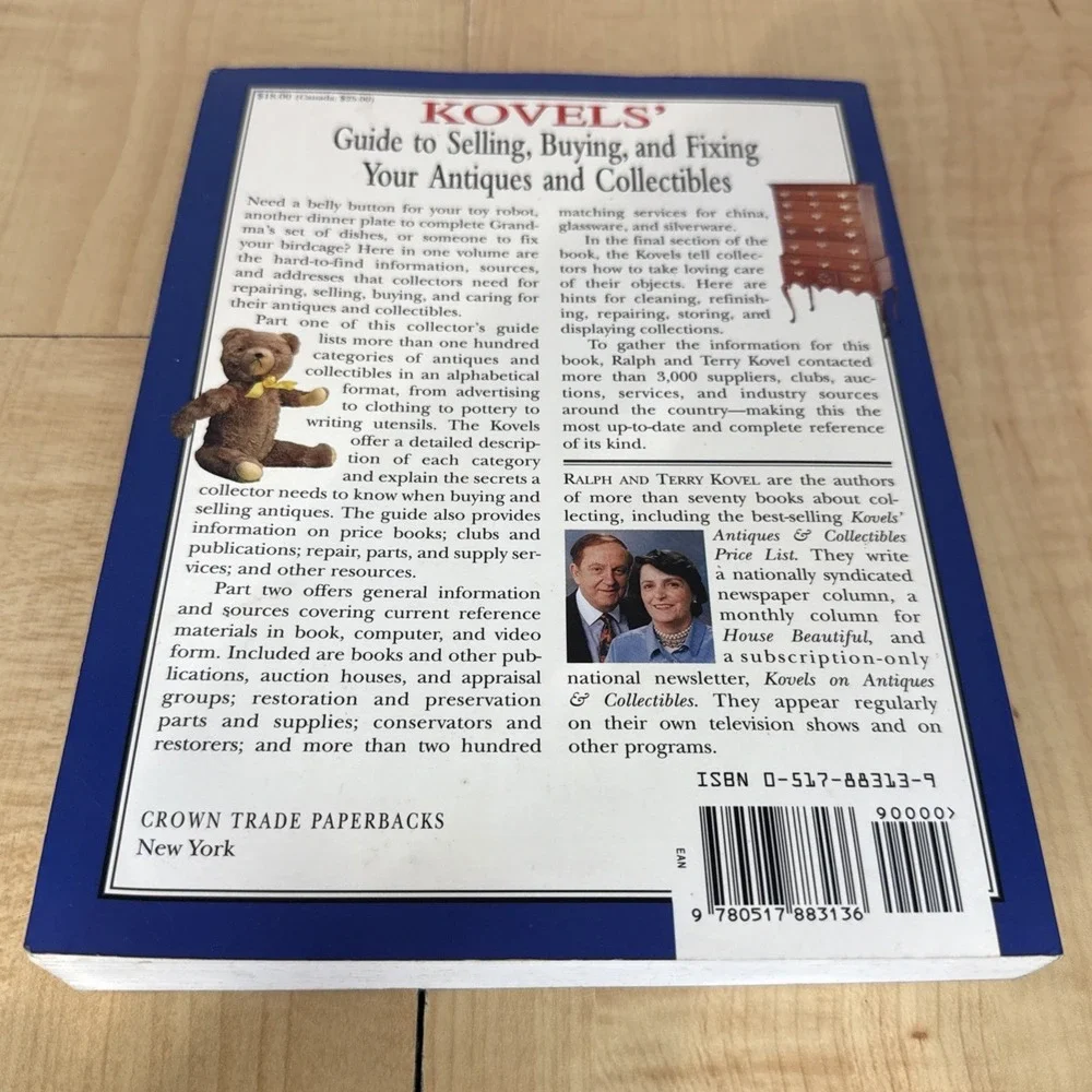 Kovels' Guide to Selling, Buying and Fixing Your Antiques and Collectibles by...